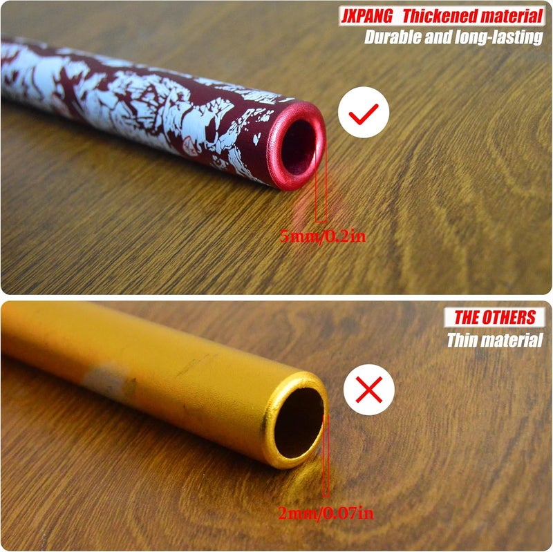 JXPANG Universal 28mm 1/1/8" Handle Bar For CRF KLX KX LTR TRX SX SXF EXC XCW Motocross Pit Dirt Bike Scooter ATV Quad Bike Grizzly Hawk 250 Bicycles (Red) - Image 2